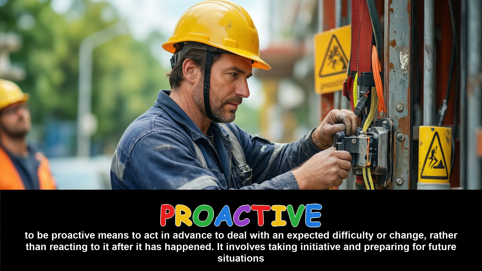 English Illustration for proactive